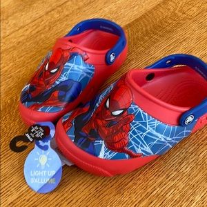 Light up Spider-Man crocs